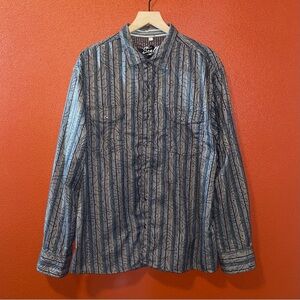 Scully Men’s Rockabilly Raised Paisley Long Sleeve Pearl‎ Snap Western Shirt